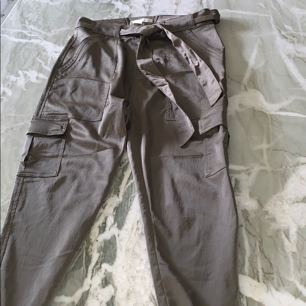 Joie green cargo pants size 2